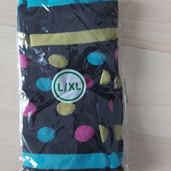 Rainbow color compression socks. Fits Size L. #0041 - Picture 3 of 5